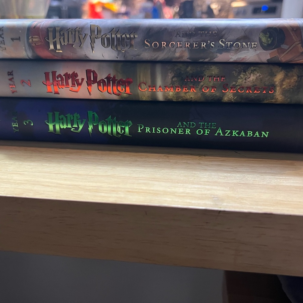 Harry Potter illustrated books 1-3